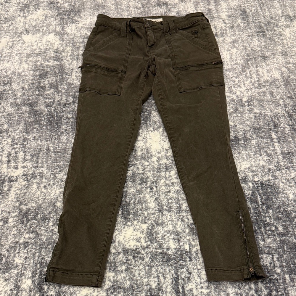 Joie Women's Olive Cargo Jeans